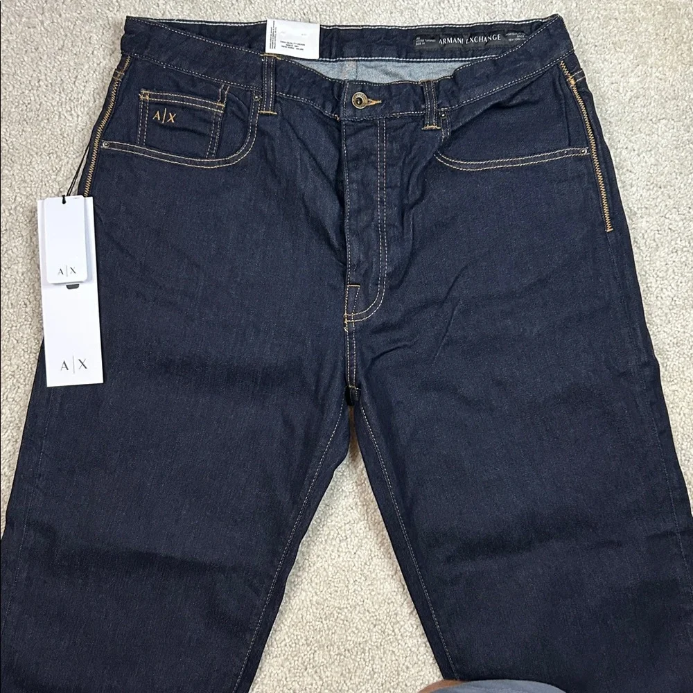 Armani Exchange Loose Tapered Jeans NWT - Picture 5 of 8